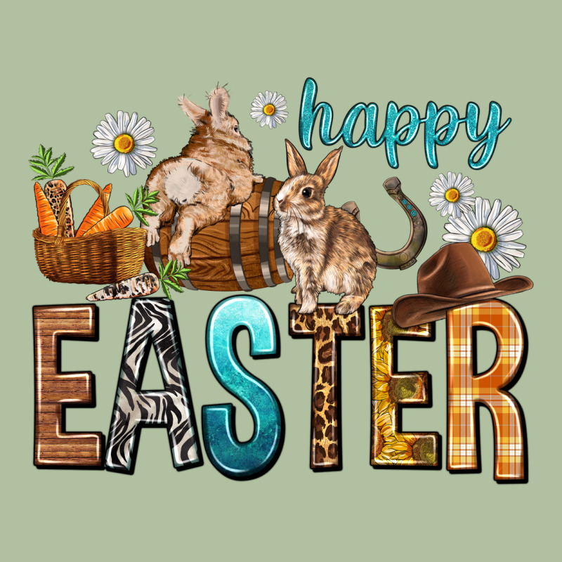 Happy Easter With Cowboy Urban Hoodie by NancyCooperArtShop | Teevron