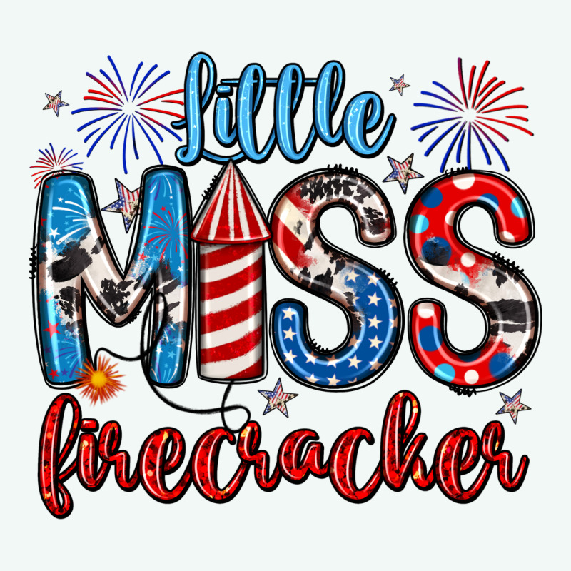 Little Miss Firecracker 4th Of July Premium Hoodie by Artiststas | Teevron