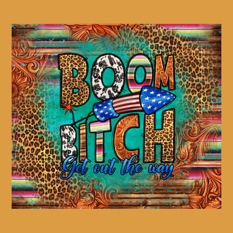 Boom Bitch Get Out The Way Urban Heavy Tee by HRA Design Shop | Teevron