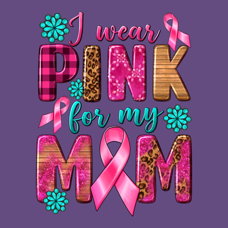 I Wear Pink For My Mom With Butterfly Vintage Hoodie by texasbilliewilder | Teevron