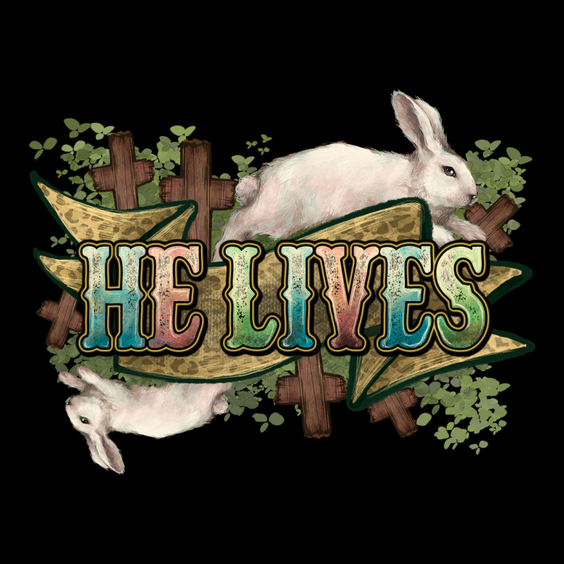 He Lives Easter Urban Hoodie by NancyCooperArtShop | Teevron