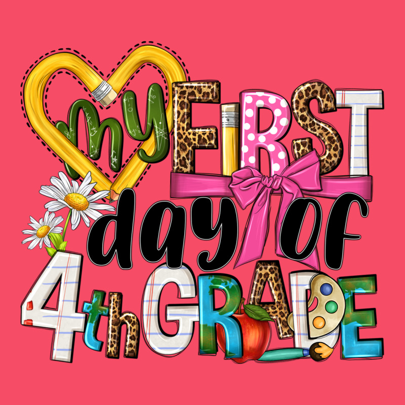 My First Day Of 4th Grade Premium Sweatshirt by NancyCooperArtShop | Teevron