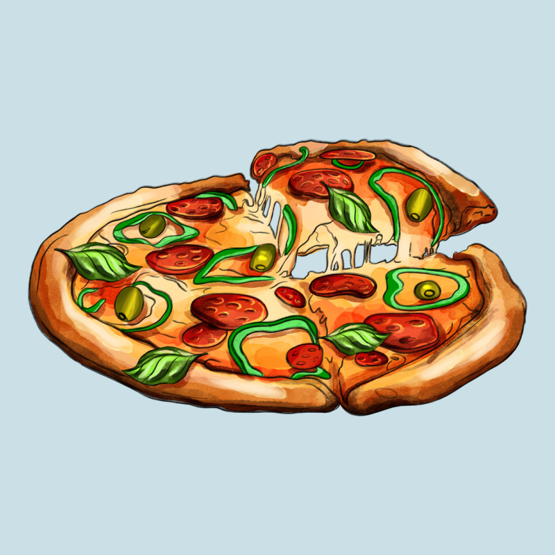 Big Pizza Ladies Tee by AdoDesignShop | Teevron