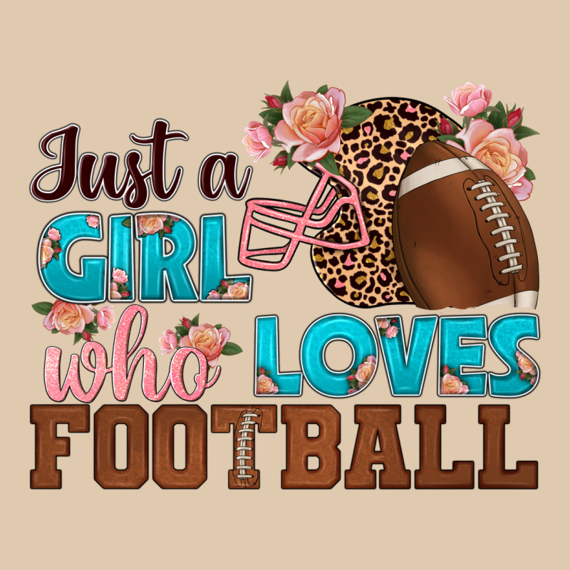 Just A Girl Who Loves Football Heavyweight Sweatshirt by HRA Design Shop | Teevron