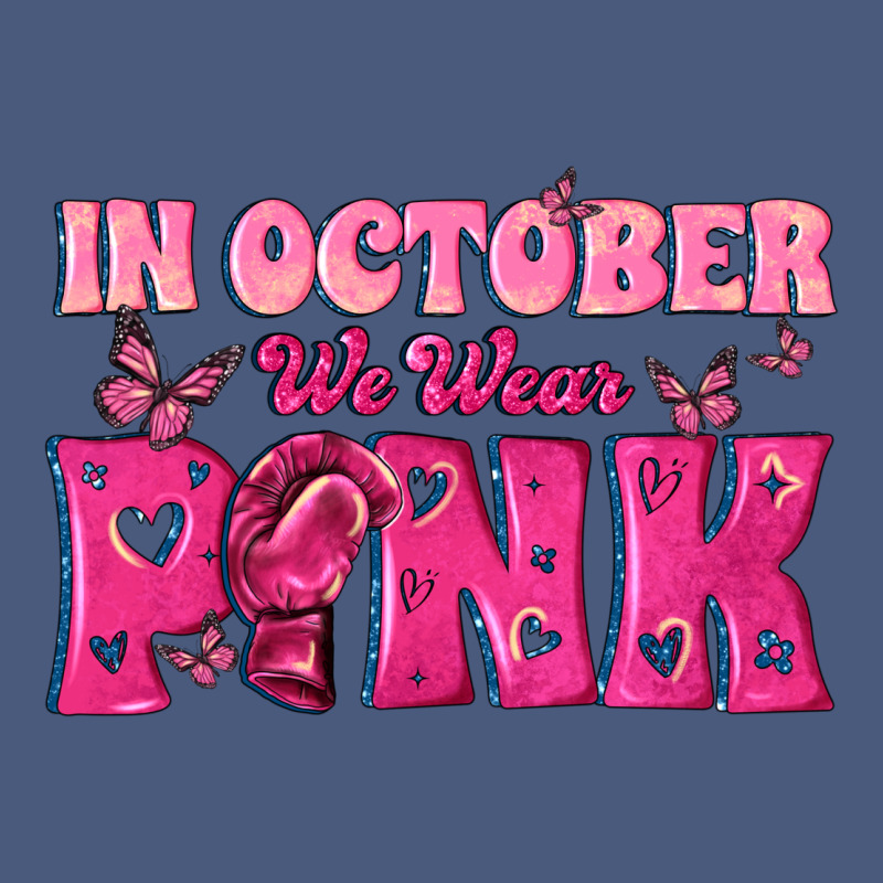 In October We Wear Pink Vintage Hoodie by texasbilliewilder | Teevron