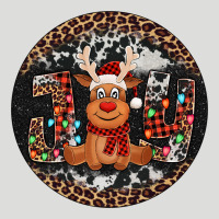 Joy Reindeer Christmas Ornament Zipper Hoodie | Teevron