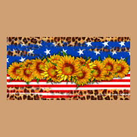 Usa Flag Sunflowers License Plate Vintage Tee | Teevron
