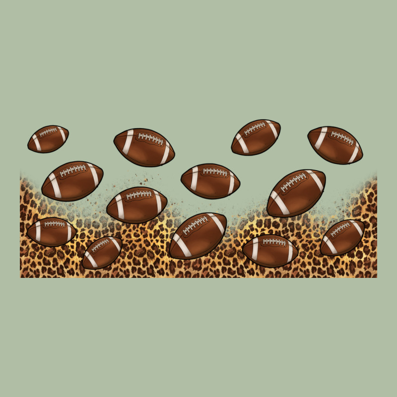 Leopard American Football Libbey Glass Urban Heavy Tee by HRA Design Shop | Teevron