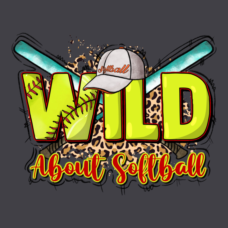 Wild About Softball Heavyweight Hoodie by NancyCooperArtShop | Teevron