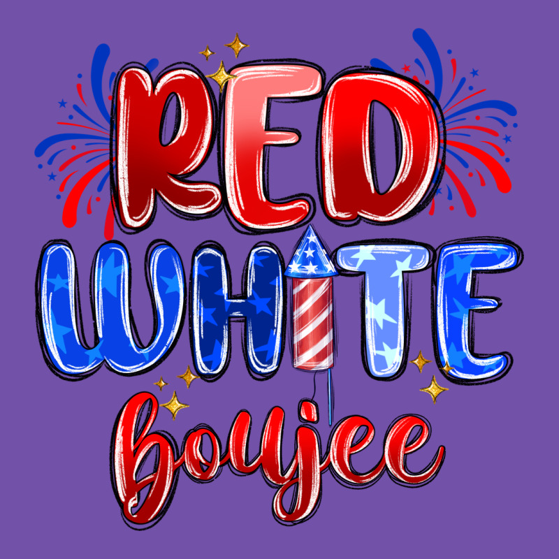 Red White Boujee Premium Sweatshirt by MaliasSmallBusiness | Teevron
