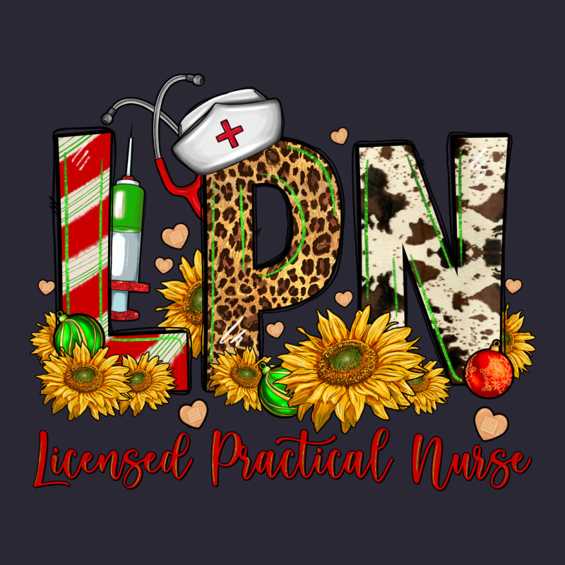Christmas Lpn Licensed Practical Nurse Vintage Tee by FaDigitalArtStudio | Teevron