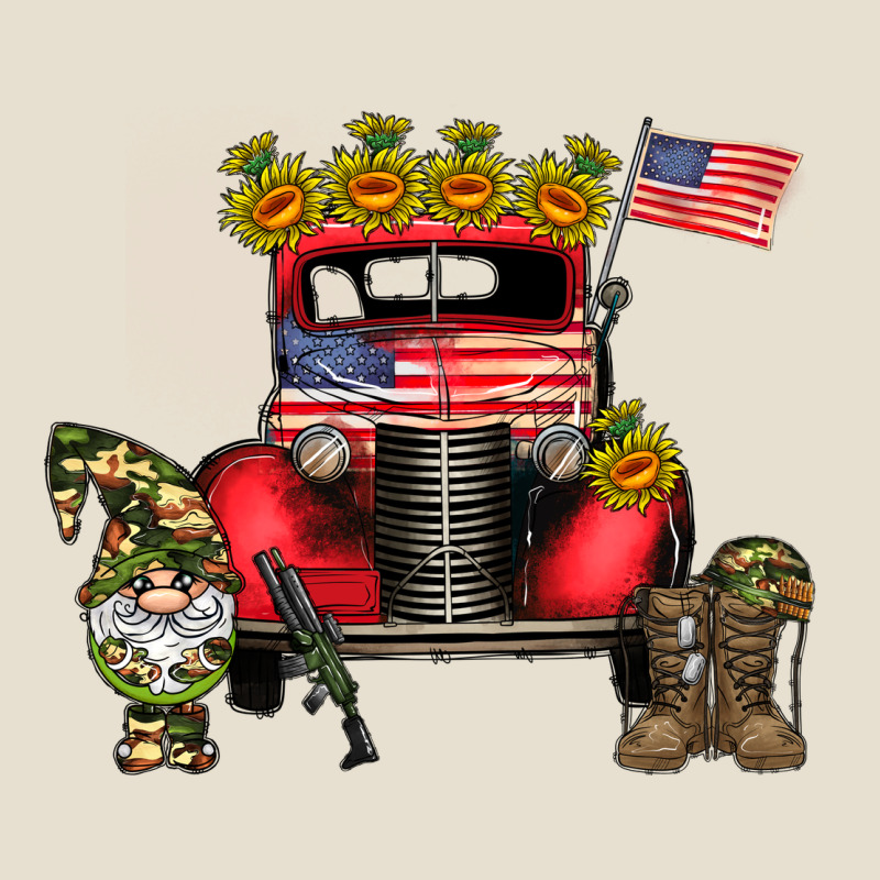 America Soldier Truck Urban Heavy Tee by CowhideDigitalArt | Teevron