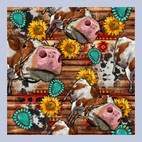 Cow And Western Seamless Pattern Long Sleeve Tee | Teevron