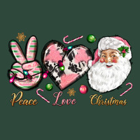 Pink Peace Love Christmas Zipper Hoodie | Teevron