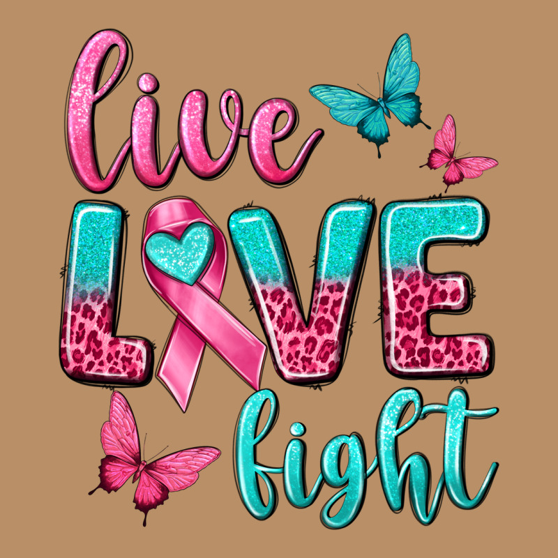 Live Love Fight Breast Cancer Vintage Hoodie by texasbilliewilder | Teevron