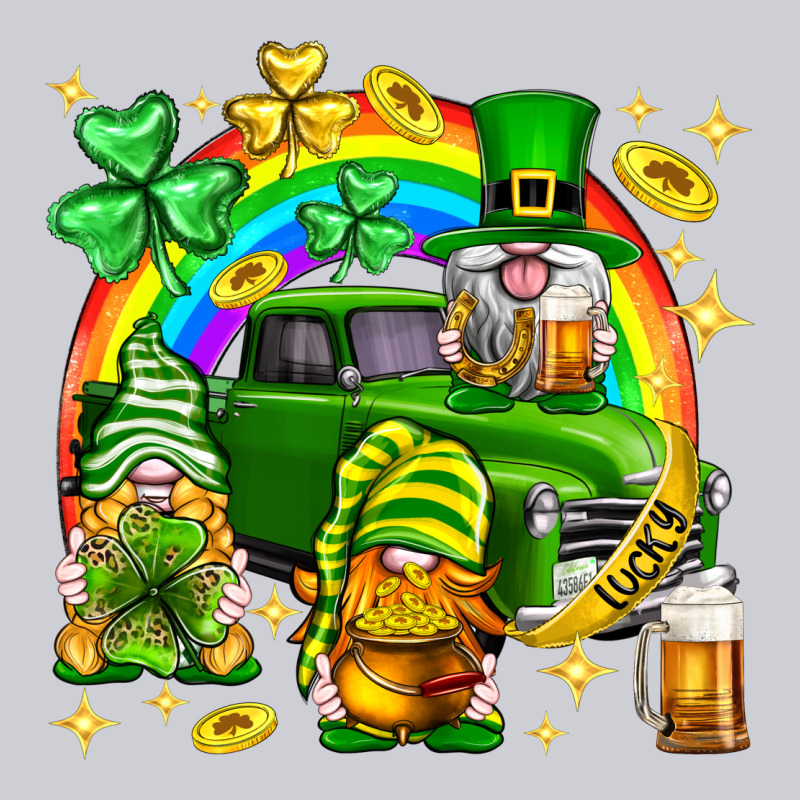 St. Patrick's Day Gnomies Truck Heavyweight Sweatshirt by Neo Western | Teevron