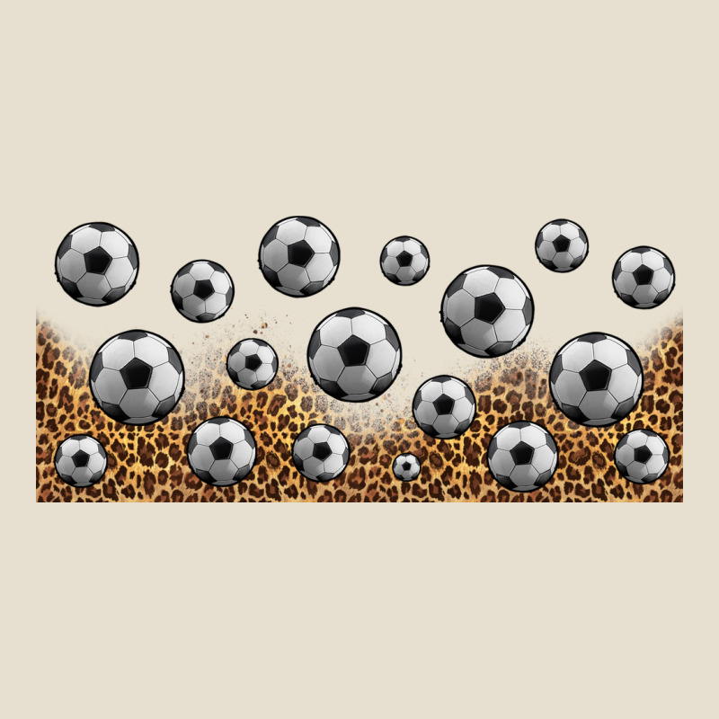 Leopard Soccer 16oz Libbey Glass Urban Heavy Tee by HRA Design Shop | Teevron
