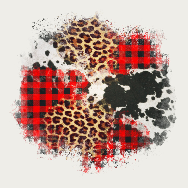 Leopard Cowhide Christmas Plaid Patches Zipper Hoodie by Jasminsmagicworld | Teevron