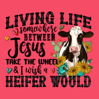Living Life Somewhere Between Jesus Take The Wheel Premium Sweatshirt | Teevron