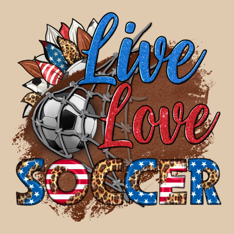 Live Love Soccer Heavyweight Sweatshirt by HRA Design Shop | Teevron