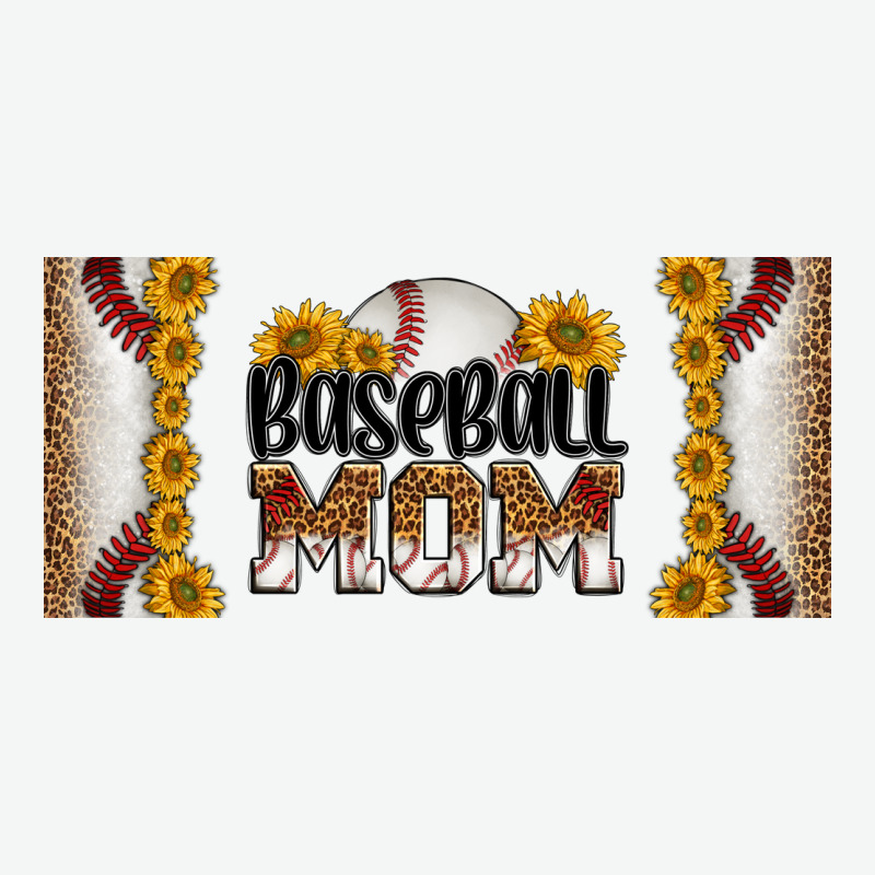 Leopard Baseball Mom 16oz Libbey Glass Urban Heavy Tee by HRA Design Shop | Teevron