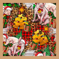 Christmas Pig  Tartan With  Hay And Christmas Ligh Vintage Tee | Teevron
