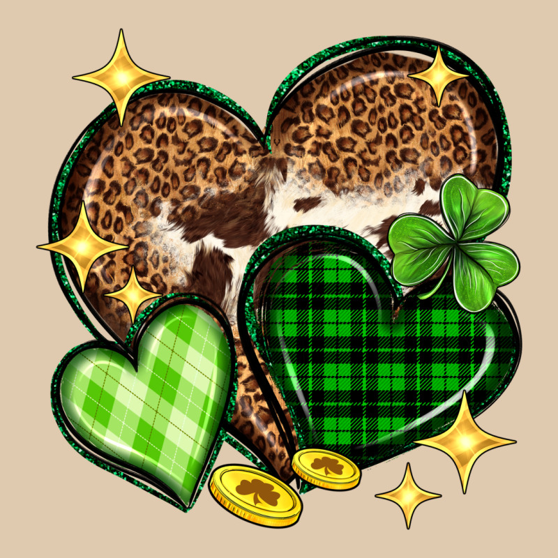 St. Patrick's Day Hearts Heavyweight Sweatshirt by Neo Western | Teevron