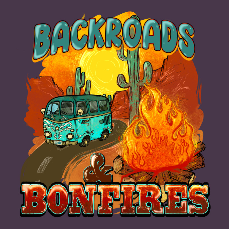 Backroads And Bonfire Heavyweight Hoodie by NancyCooperArtShop | Teevron