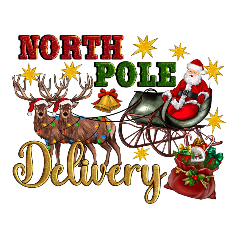 North Pole Delivery Santa Sleigh Classic Tee by Artiststas | Teevron