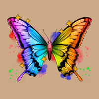 Rainbow Butterfly Vintage Hoodie | Teevron