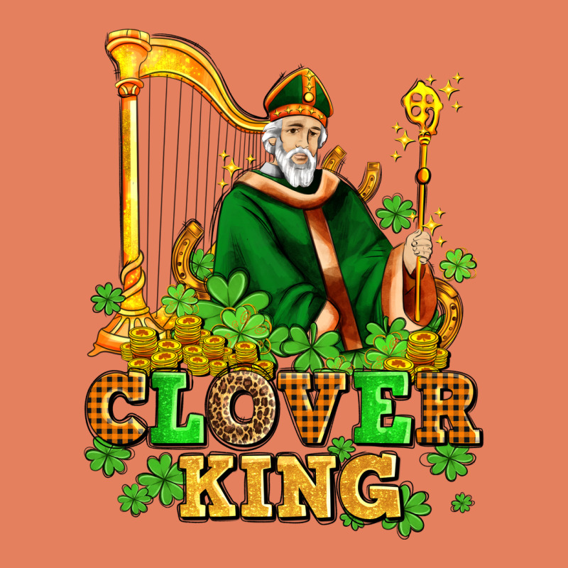 St Patricks Clover King  With Shamrocks Classic Tee by AdoDesignShop | Teevron