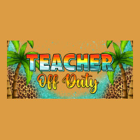 Western Teacher Off Duty 16oz Libbey Glass Urban Heavy Tee | Teevron