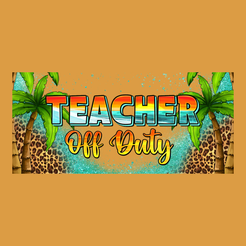 Western Teacher Off Duty 16oz Libbey Glass Urban Heavy Tee by HRA Design Shop | Teevron