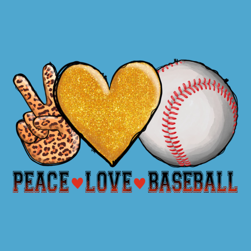 Peace Love Baseball Premium Hoodie by AdoDesignShop | Teevron