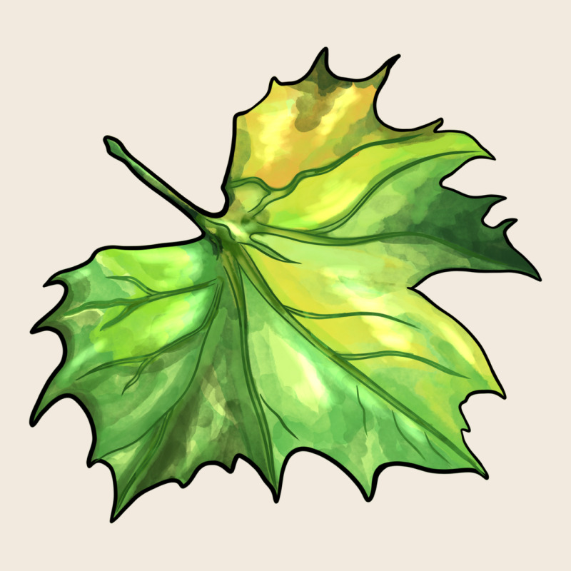 Green Leaf Zipper Hoodie by BarkalooDesign | Teevron