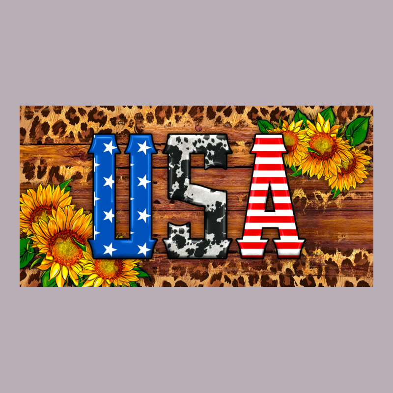 Usa Sunflowers License Plate Vintage Tee by HRA Design Shop | Teevron