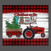 Christmas On The Farm Tractor Zipper Hoodie | Teevron