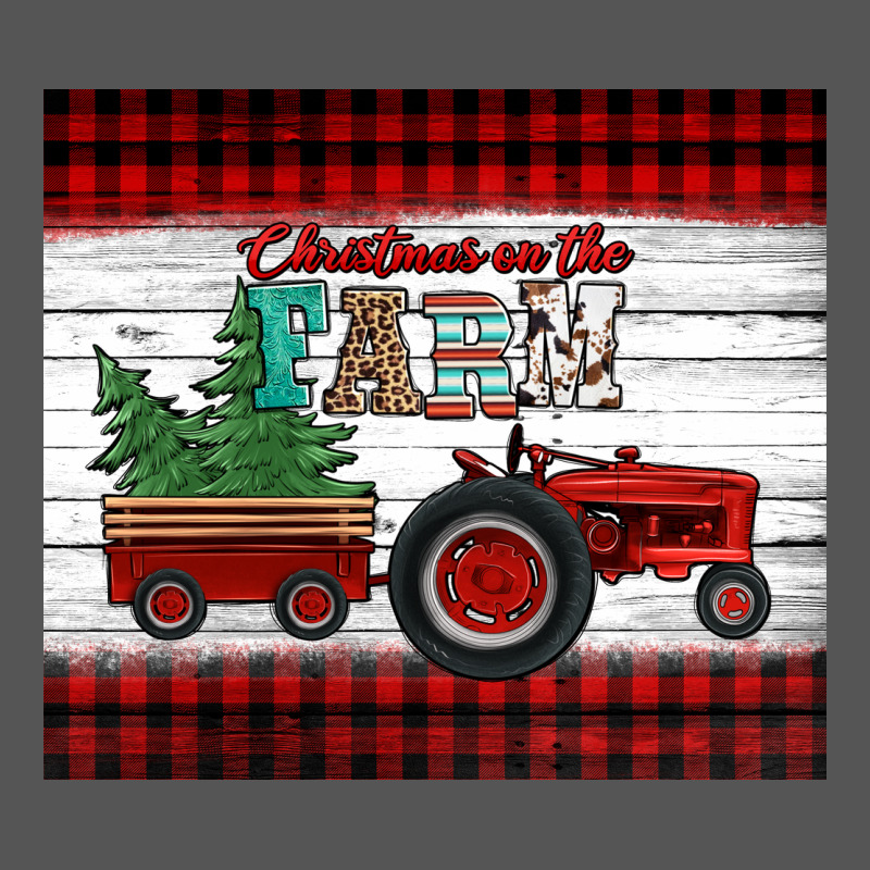 Christmas On The Farm Tractor Zipper Hoodie by Jasminsmagicworld | Teevron