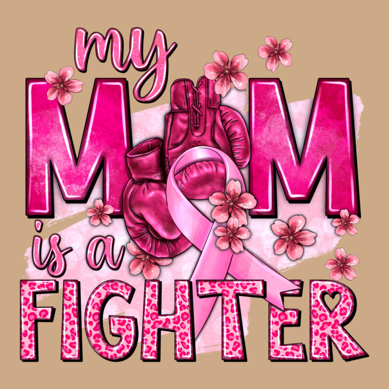 My Mom Is A Fighter With Ribbon Vintage Hoodie by texasbilliewilder | Teevron