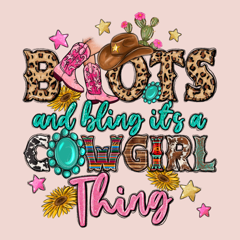 Boots And Bling It's A Cowgirl Thing Premium Sweatshirt by MaliasSmallBusiness | Teevron