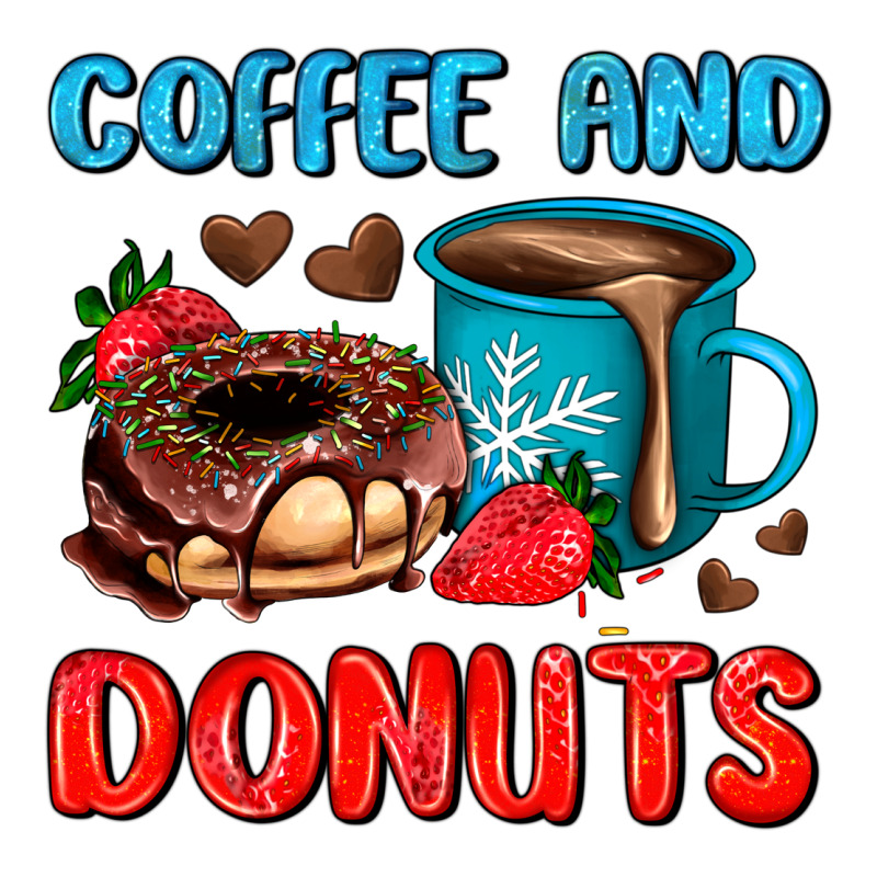 Coffee And Donuts Ladies Tee by AdoDesignShop | Teevron