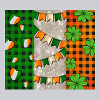 Irish Flag With Shamrocks And Heart Classic Tee | Teevron