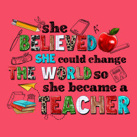 She Believed She Could Change The World So She Bec Premium Sweatshirt | Teevron