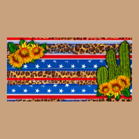 Usa Sunflower And Cactus License Plate Vintage Tee | Teevron