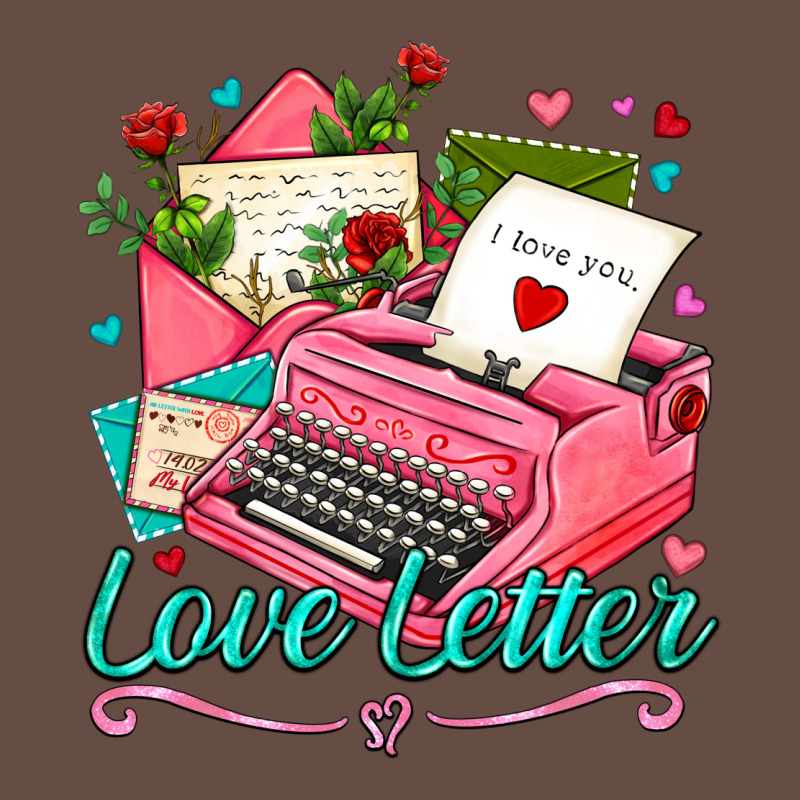 Love Letter With Typewriter Long Sleeve Tee by AdoDesignShop | Teevron