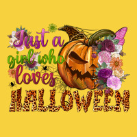 Just A Girl Who Loves Halloween Premium Sweatshirt | Teevron