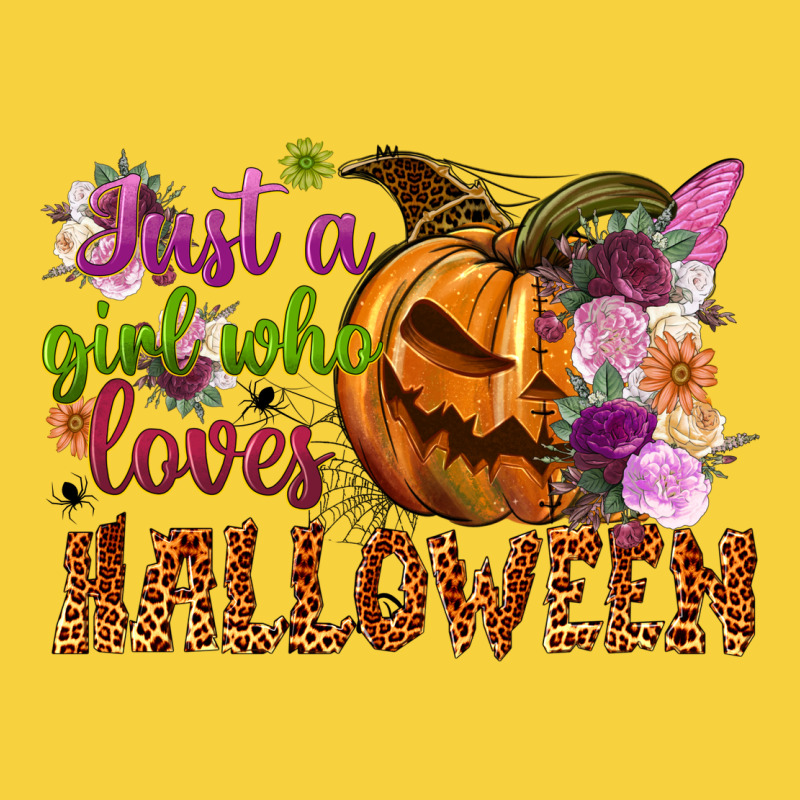 Just A Girl Who Loves Halloween Premium Sweatshirt by NancyCooperArtShop | Teevron