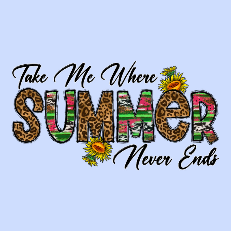 Take Me Where Summer Never Ends Urban Heavy Tee by CowhideDigitalArt | Teevron
