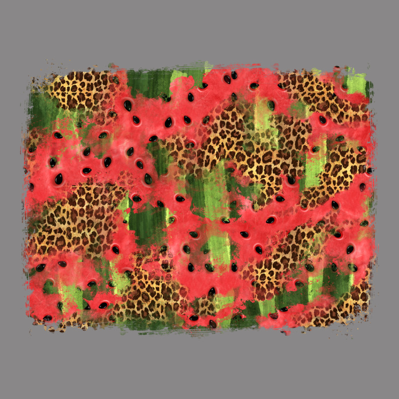 Watermelon Leopard Pattern Background Vintage Tee by HRA Design Shop | Teevron
