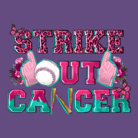 Strike Out Cancer Baseball Vintage Hoodie | Teevron